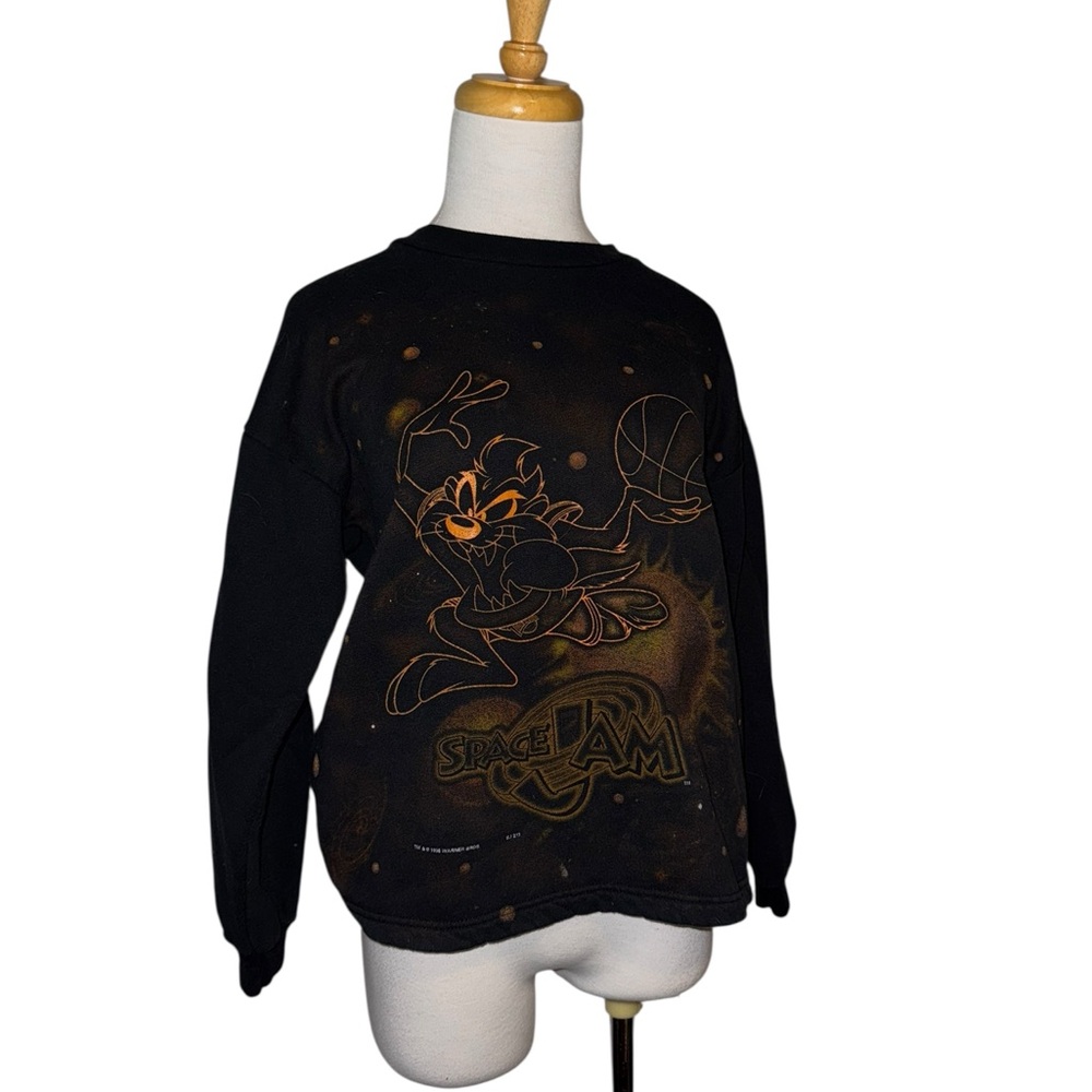 Vintage 90s Space Jam Taz Looney Tunes Graphic Crewneck
